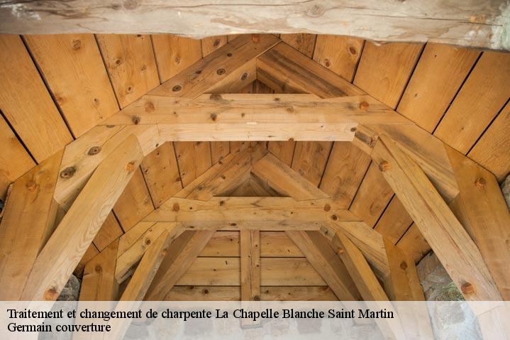 Traitement et changement de charpente  la-chapelle-blanche-saint-martin-37240 Germain couverture