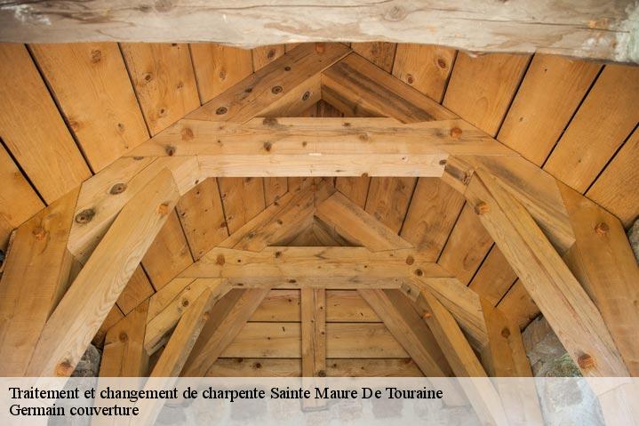 Traitement et changement de charpente  sainte-maure-de-touraine-37800 Germain couverture